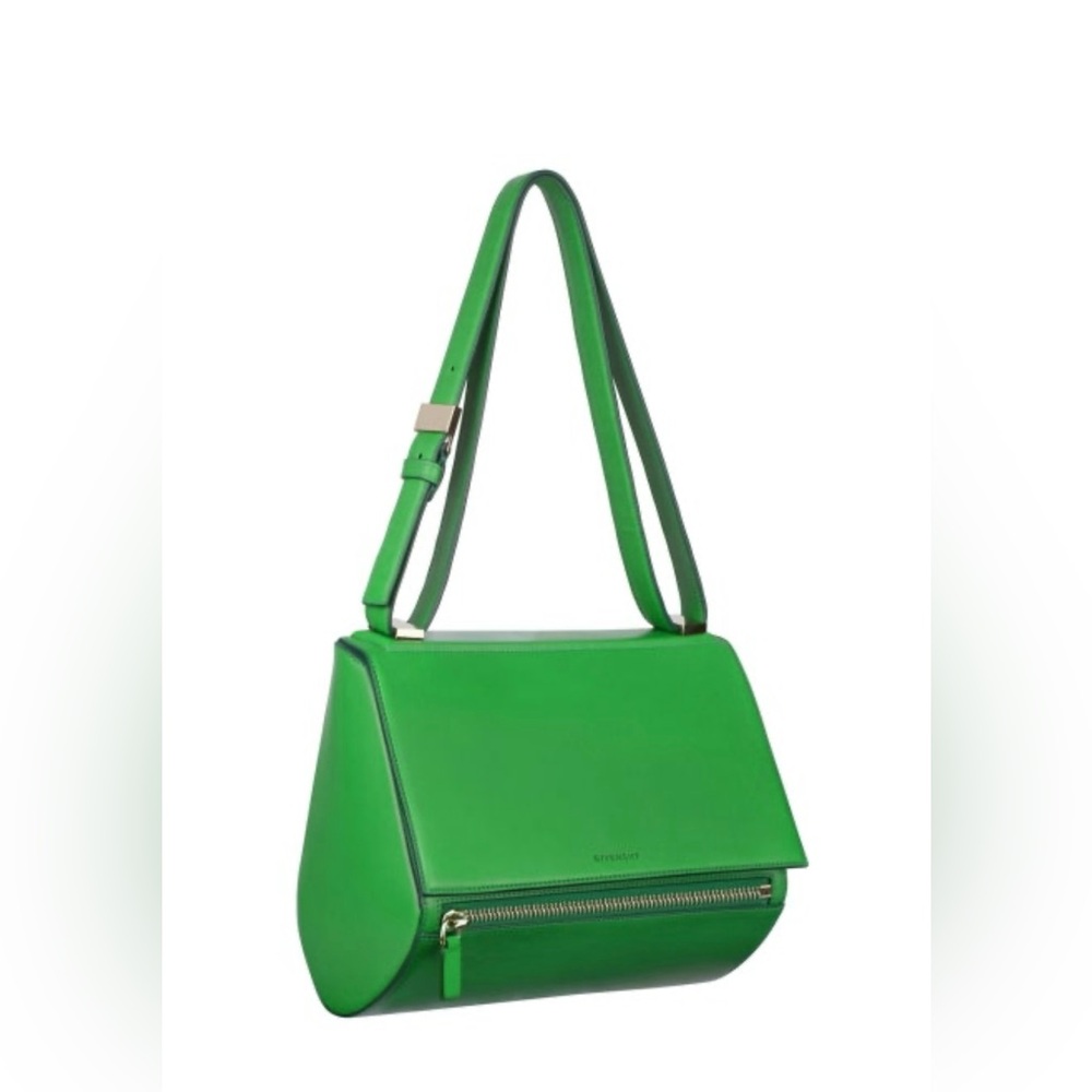 Givenchy Bright Green Leather Shoulder Bag